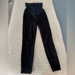 Spanx black maternity jeggings